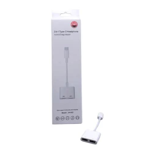 Type C 2-in-1 Headphone Adapter (JH032) by 9eight5