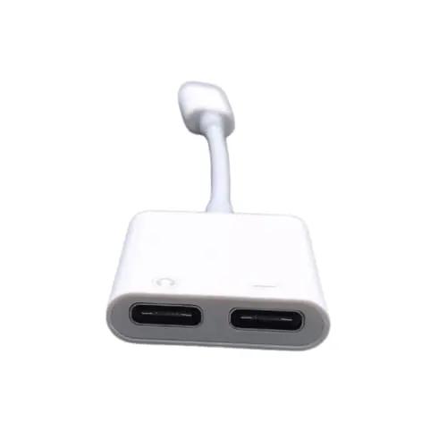 Type C 2-in-1 Headphone Adapter (JH032) by 9eight5