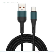techplus Type-C Nylon Braided Cable 1M – Fast Charging USB-C Phone Cable Type C Nylon Braided USB C Cable 1M Fast Charging
