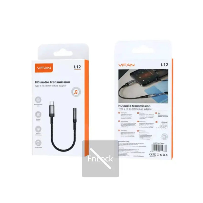 techplus Type C to 3.5mm Audio Adapter NZ L12-C Type C to 3.5mm Audio Adapter NZ L12C for USB C Devices