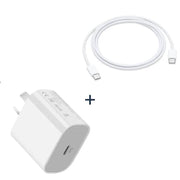 Type C to Type C Charger Cable (1m) & Wall Plug (NZ/AUS) by 9eight5