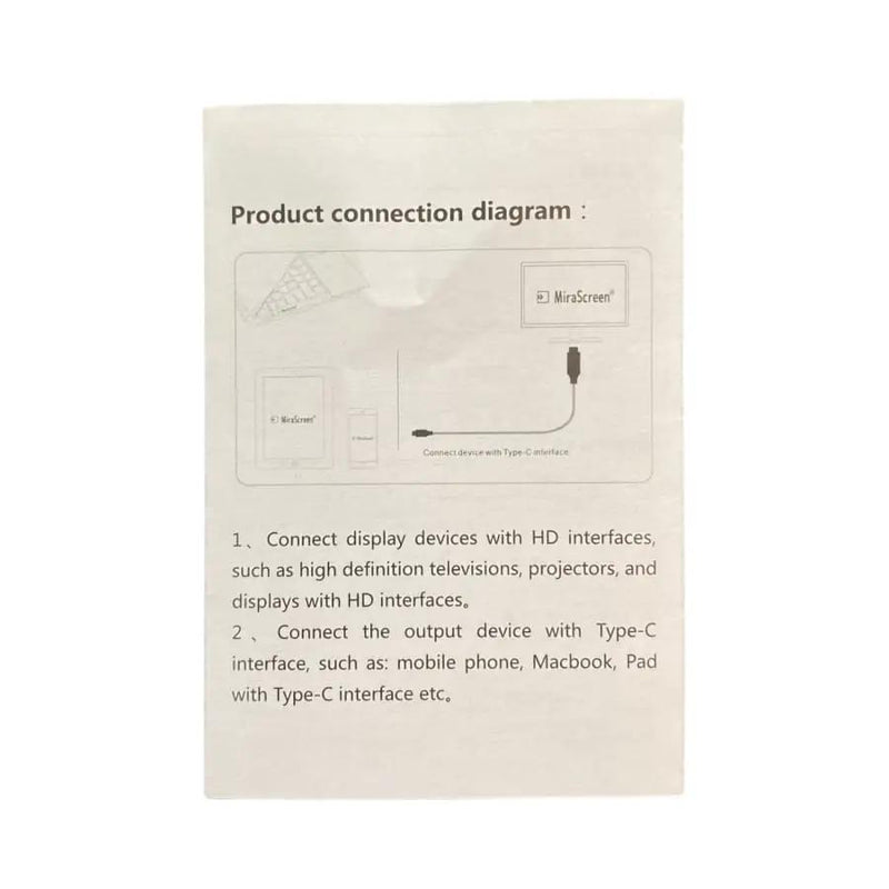 Type C to HDTV Cable by 9eight5