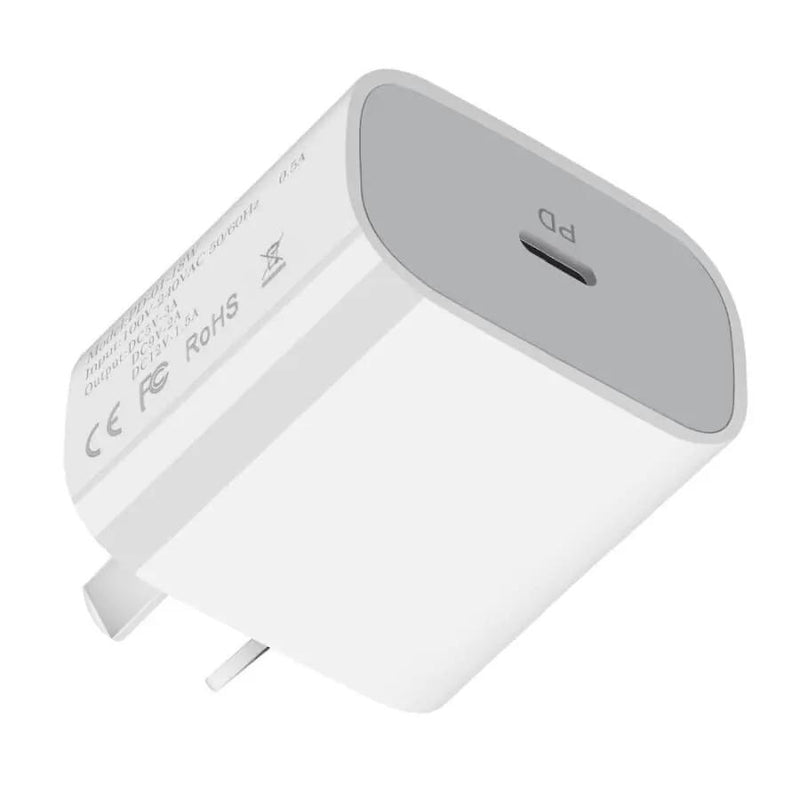 Type-C to lightning cable (1m) & Wall Plug (NZ / AUS) by 9eight5