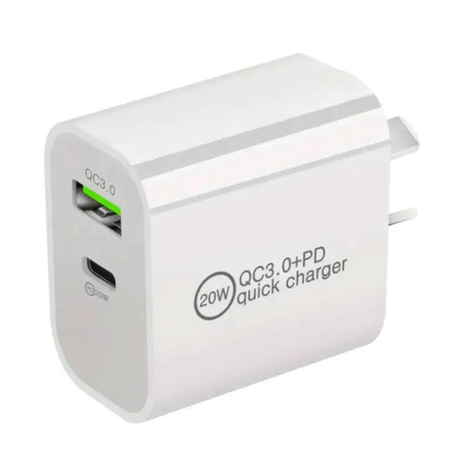 Type C & USB Power Adapter Wall Plug (NZ / AUS) by 9eight5