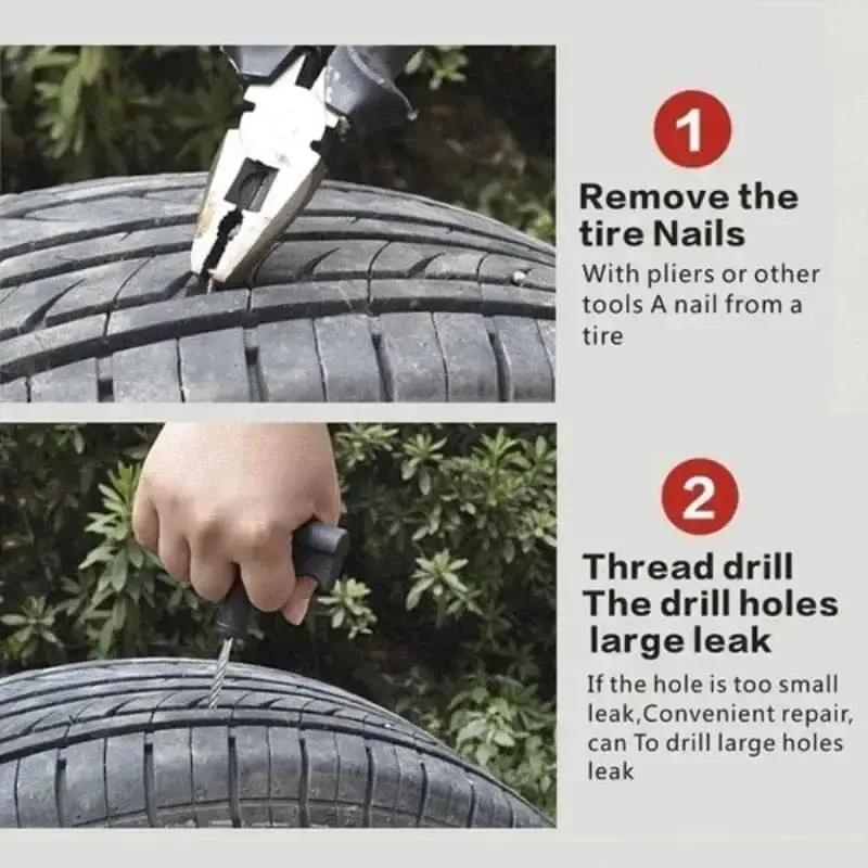 Tyre Puncture Repair Kit by 9eight5