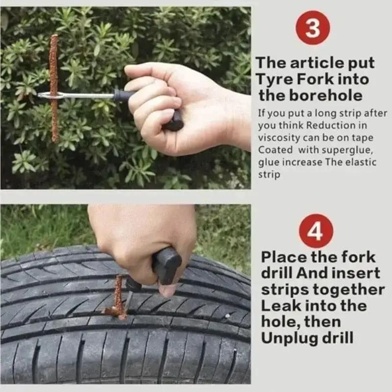 Tyre Puncture Repair Kit by 9eight5