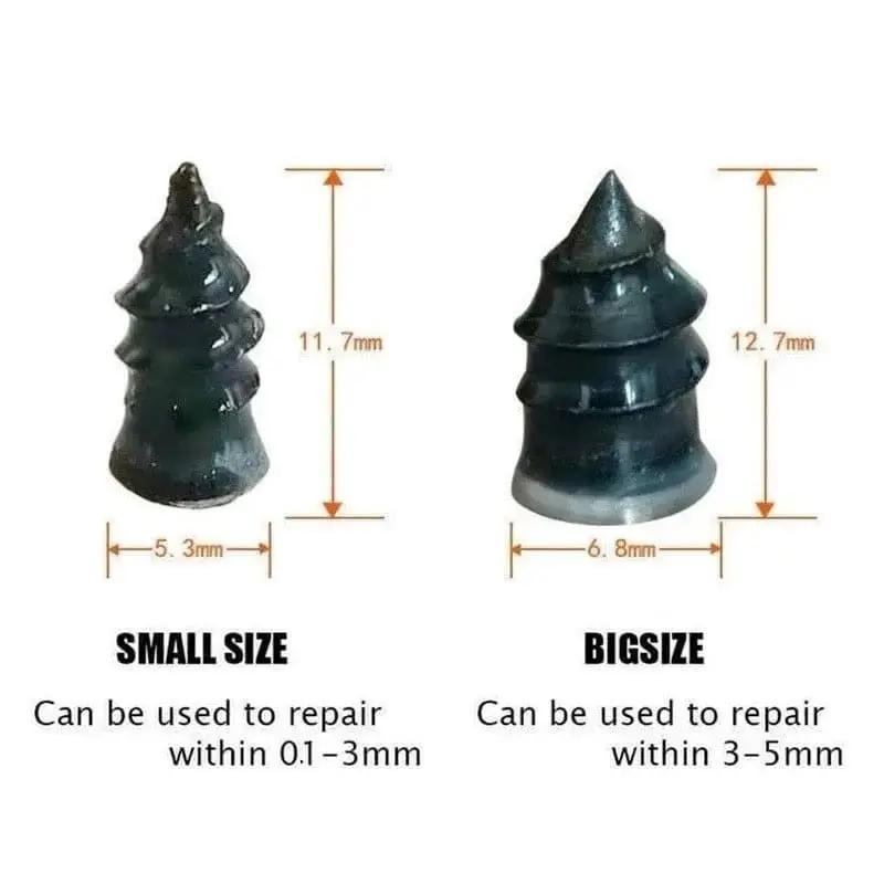 Tyre Puncture Repair Screws (5 x small & 5 x large) by 9eight5