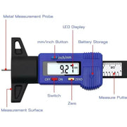 9eight5 Tools & Kits (multipurpose) Tyre Tread Gauge Tyre Tread Gauge