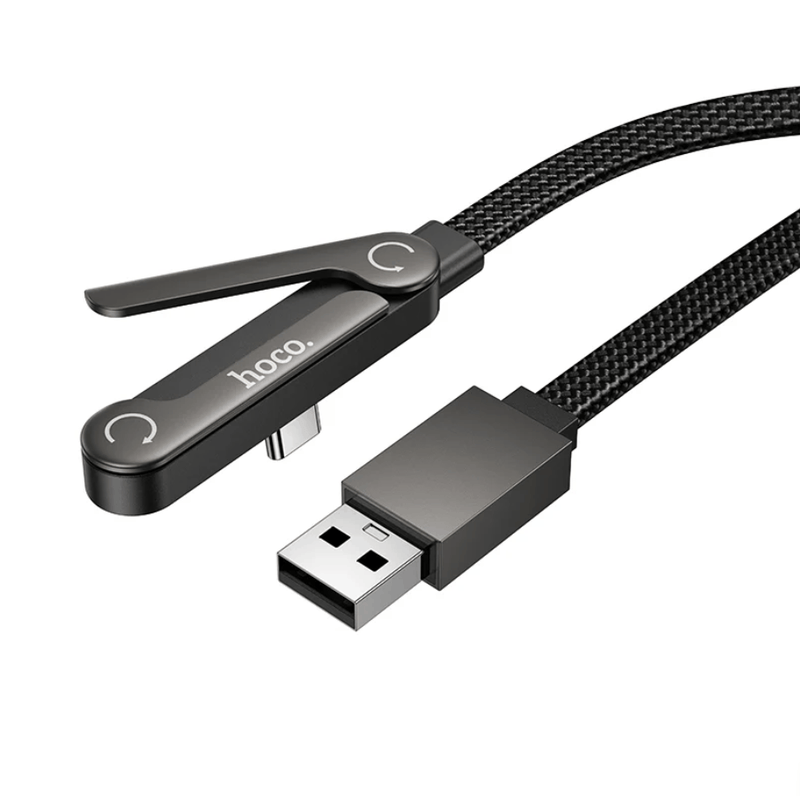 techplus TechPlus USB A To USB C 36W Fast Charging Cable With Kickstand 1.2m TechPlus USB A To USB C 36W Cable With Kickstand