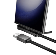 techplus TechPlus USB A To USB C 36W Fast Charging Cable With Kickstand 1.2m TechPlus USB A To USB C 36W Cable With Kickstand