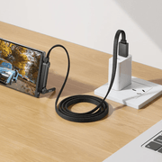 techplus TechPlus USB A To USB C 36W Fast Charging Cable With Kickstand 1.2m TechPlus USB A To USB C 36W Cable With Kickstand