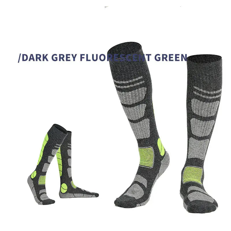 Over The Knee Wool Hiking Socks for New Adventures - Brushed High Tube Trail Socks by Mead's Supply & Equipment Outfitters limited