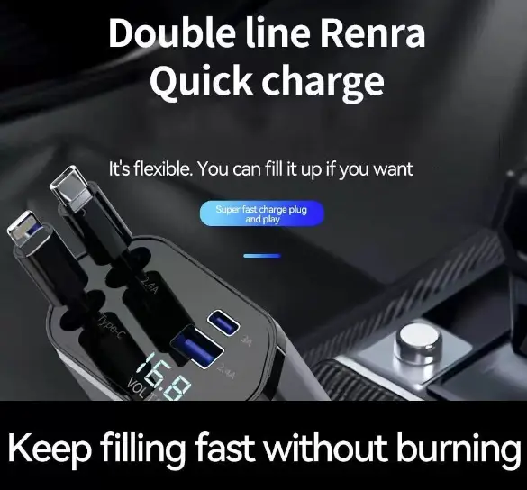 Car Charger Fast Car Charger 120W by salelink.co.nz