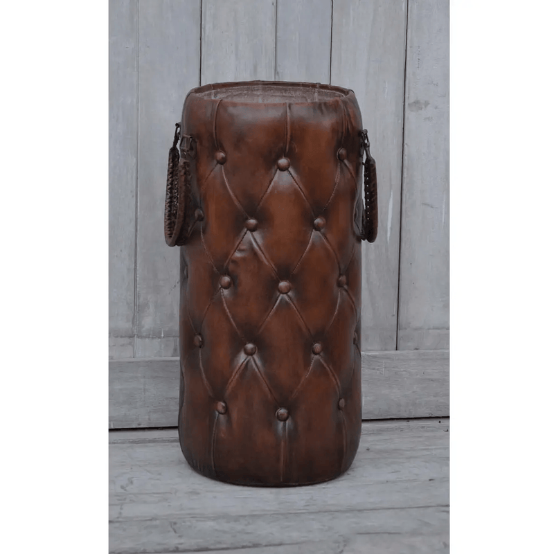 BroDeals Umbrella Stand Leather Umbrella Stand Leather Umbrella Stand