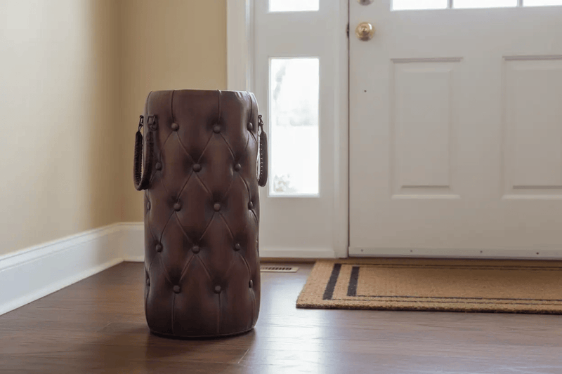 BroDeals Umbrella Stand Leather Umbrella Stand Leather Umbrella Stand