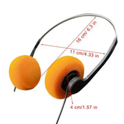 Habicare Retro Wired Walkman-Style Headphones with 3.5mm Jack Retro Wired Walkman-Style Headphones with 3.5mm Jack