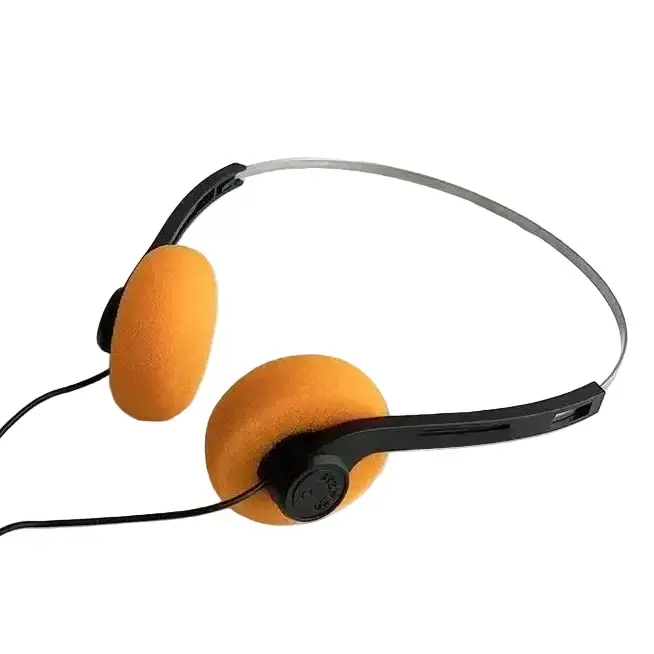 Habicare Retro Wired Walkman-Style Headphones with 3.5mm Jack Retro Wired Walkman-Style Headphones with 3.5mm Jack