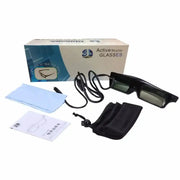 Universal Active Shutter 3D Glasses for DLP & RF TVs by Habicare