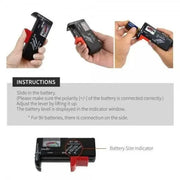 Universal Battery Tester For AA, 9V, Button Type Batteries by 9eight5