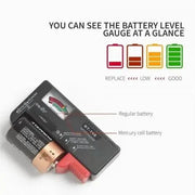 Universal Battery Tester For AA, 9V, Button Type Batteries by 9eight5