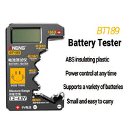 Universal Battery Tester for AA/AAA/C/D/9V/1.5V/3V (2 colours available) by Habicare