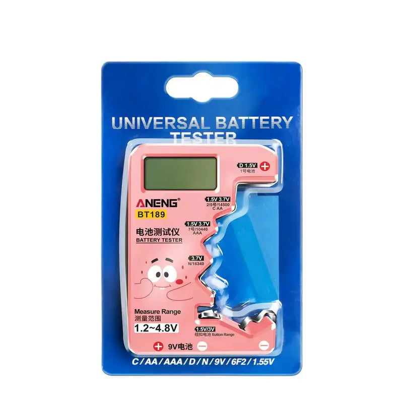 Universal Battery Tester for AA/AAA/C/D/9V/1.5V/3V (2 colours available) by Habicare