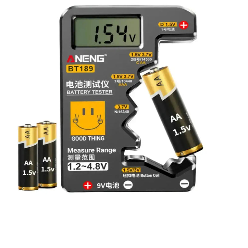 Universal Battery Tester for AA/AAA/C/D/9V/1.5V/3V (2 colours available) by Habicare