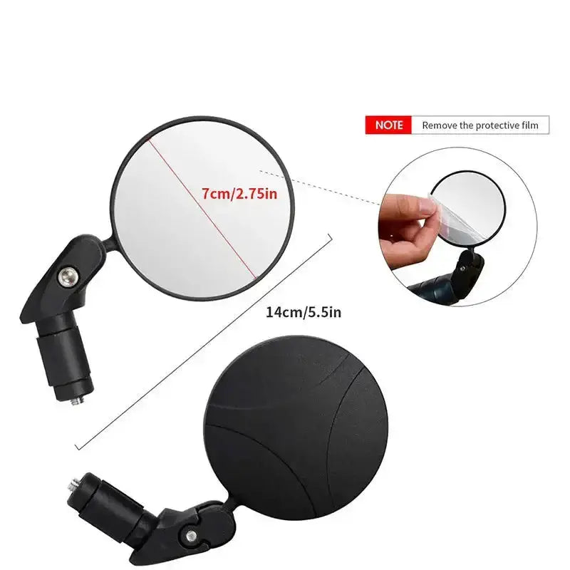Universal Bicycle Rearview Mirror (1pc & 2pcs) by Habicare