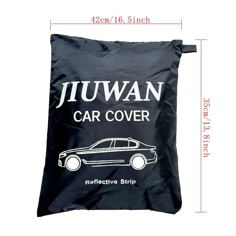 Universal Black Car Cover with Reflective Strips (different sizes available) by Habicare