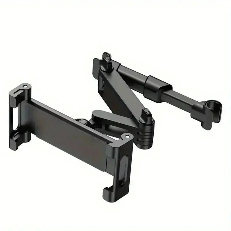 Universal Car Headrest Tablet & Phone Holder Mount (Black & Red) by Habicare