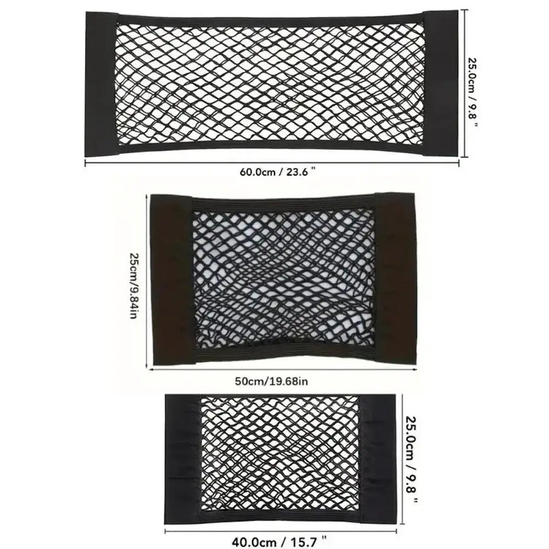 Universal Double Mesh Vehicle Storage Net (3 different sizes available) by Habicare
