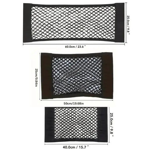 Universal Double Mesh Vehicle Storage Net (3 different sizes available) by Habicare