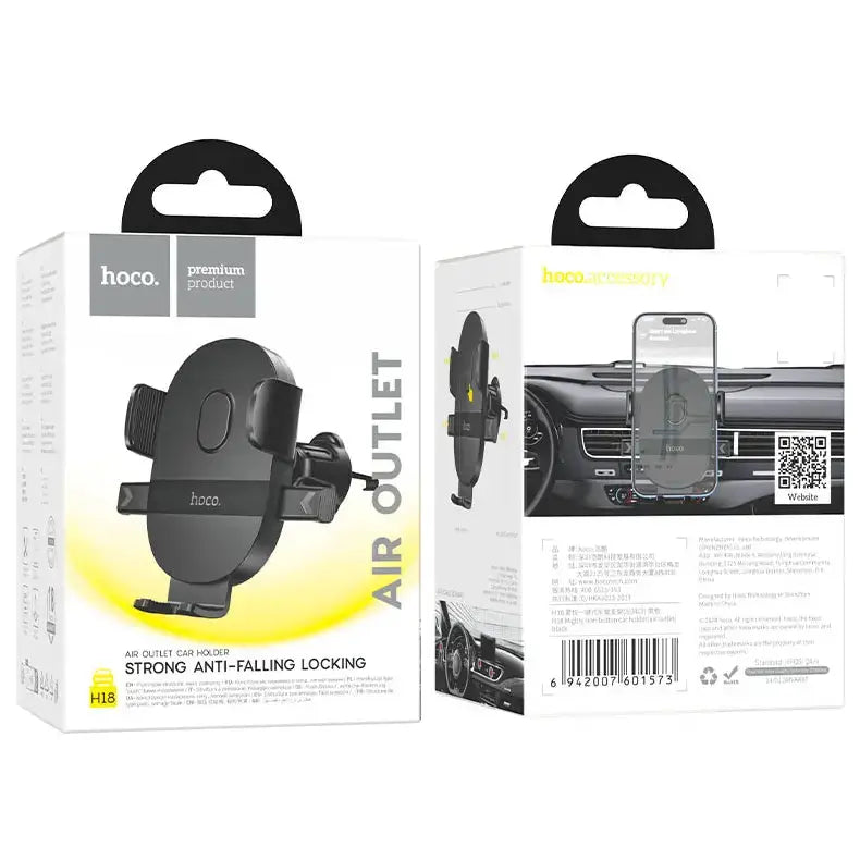techplus Universal Gravity Car Phone Holder – Air Vent Auto Clamp Mount TechPlus Gravity Car Phone Holder Air Vent Mount