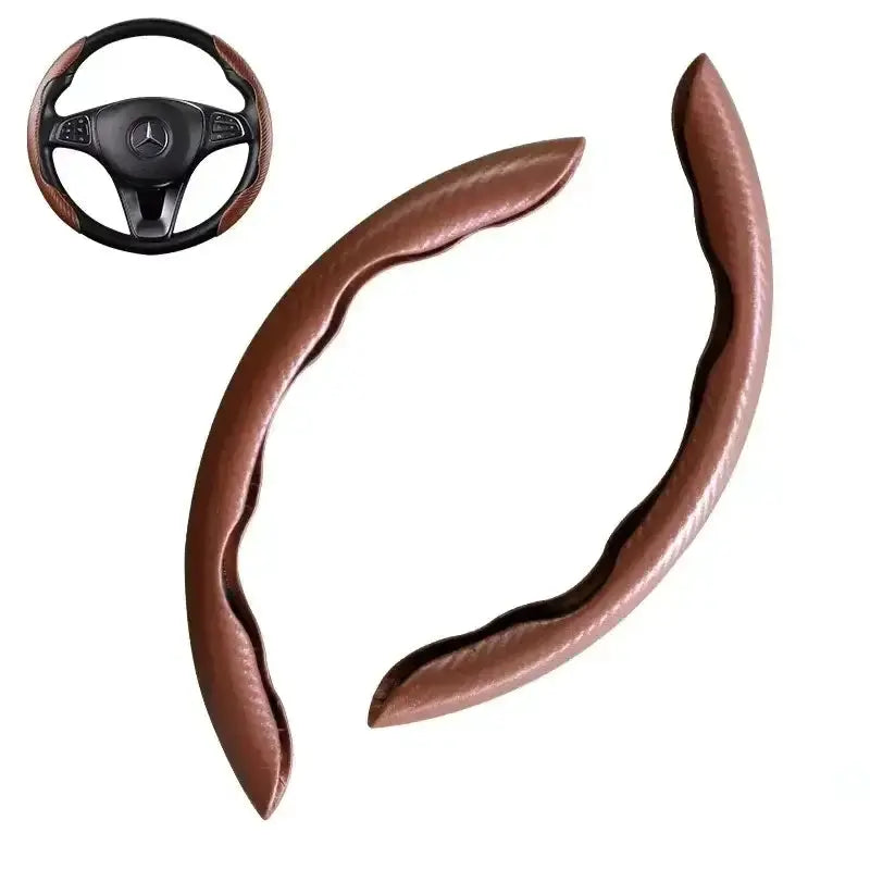 Universal Microfiber Leather Car Steering Wheel Cover (different colours & sets available) by Habicare