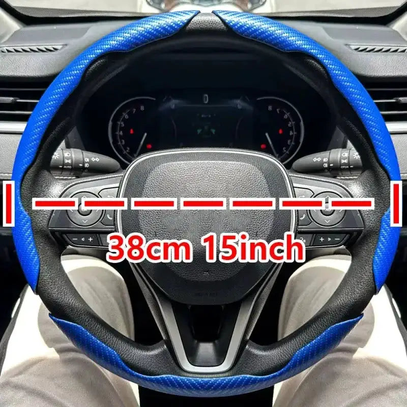 Universal Microfiber Leather Car Steering Wheel Cover (different colours & sets available) by Habicare