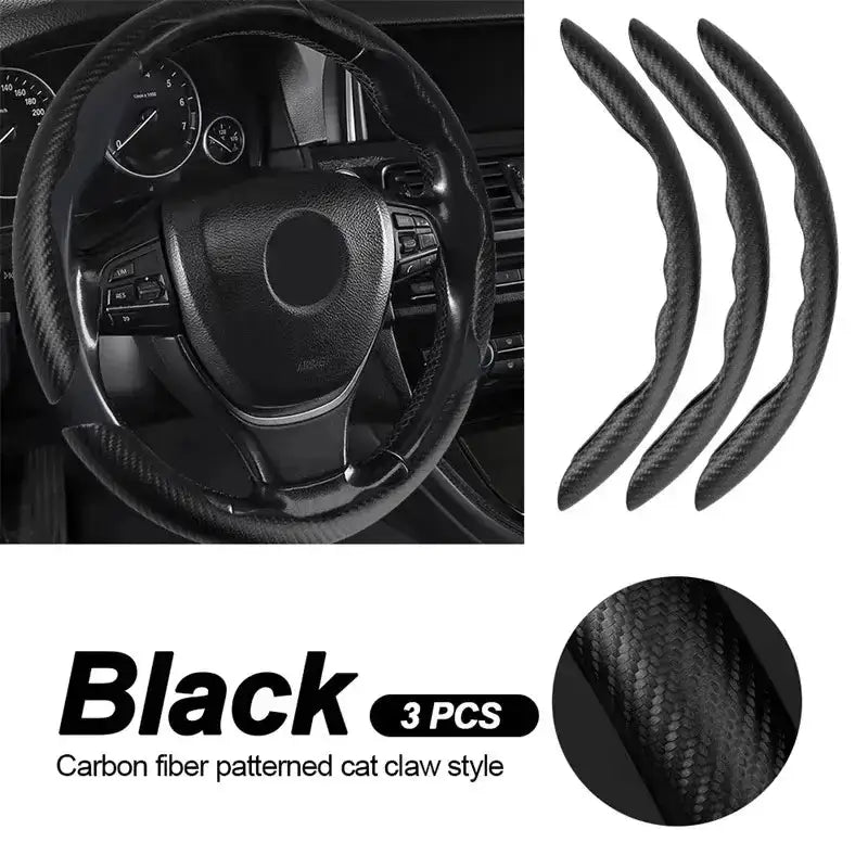 Universal Microfiber Leather Car Steering Wheel Cover (different colours & sets available) by Habicare