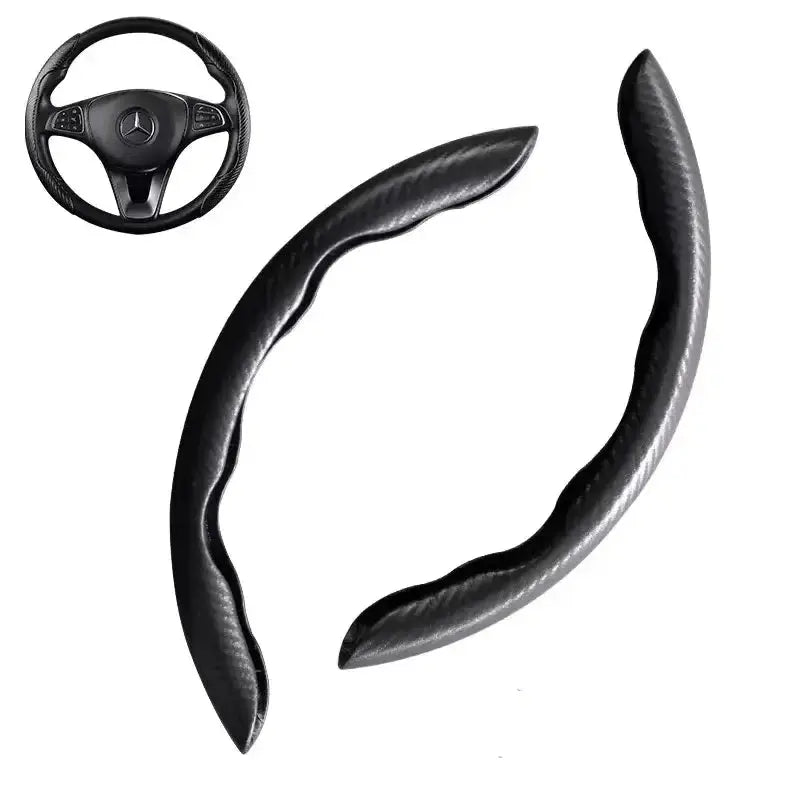 Universal Microfiber Leather Car Steering Wheel Cover (different colours & sets available) by Habicare