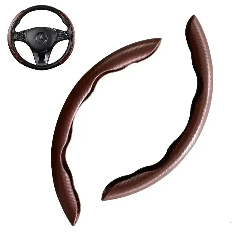 Universal Microfiber Leather Car Steering Wheel Cover (different colours & sets available) by Habicare