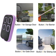 Habicare Universal Multi Frequency Garage Door Remote 280 To 868MHz 4 Channel Cloner Universal 4 Channel Garage Door Remote Cloner 868MHz