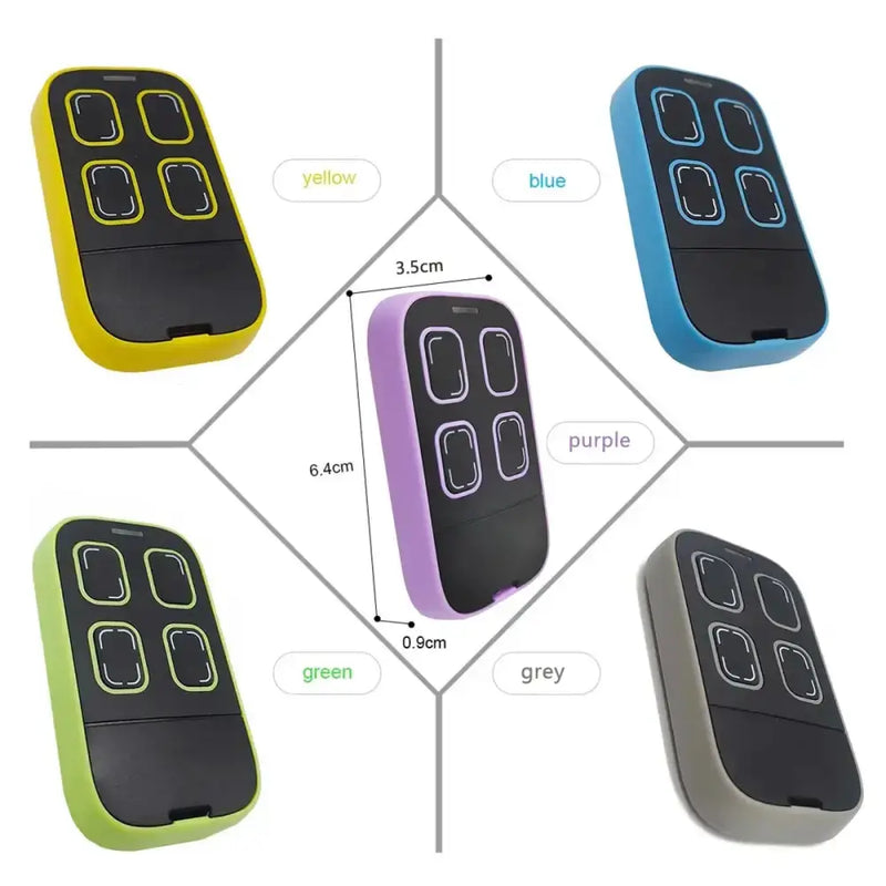 Habicare Universal Multi Frequency Garage Door Remote 280 To 868MHz 4 Channel Cloner Universal 4 Channel Garage Door Remote Cloner 868MHz