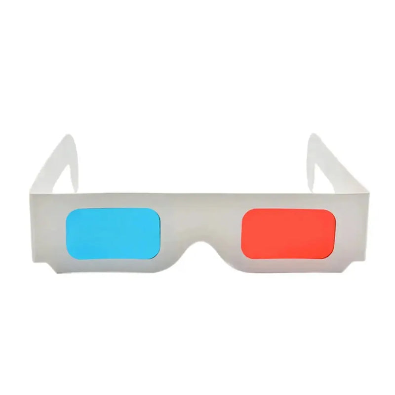 Universal Paper 3D Glasses (Red/Blue) – Pack of 10 by Habicare