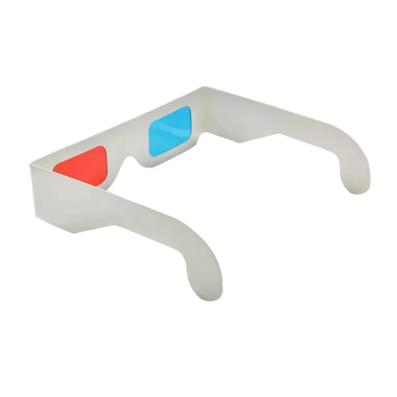 Universal Paper 3D Glasses (Red/Blue) – Pack of 10 by Habicare