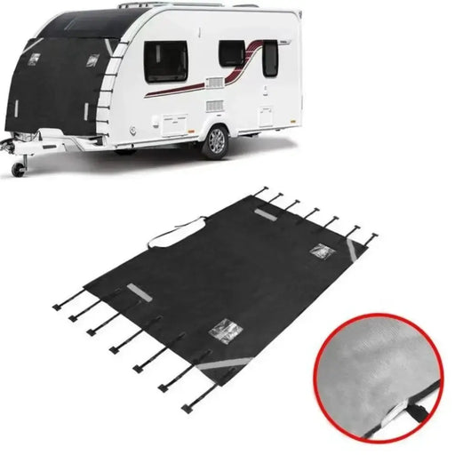 Universal Waterproof Oxford RV & Caravan Front Towing Cover by Habicare