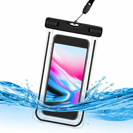techplus Universal Waterproof Phone Pouch | IPX8 Dry Bag for Swimming, Beach & Travel Universal Waterproof Phone Pouch | IPX8 Dry Bag for Swimming, Beach & Travel