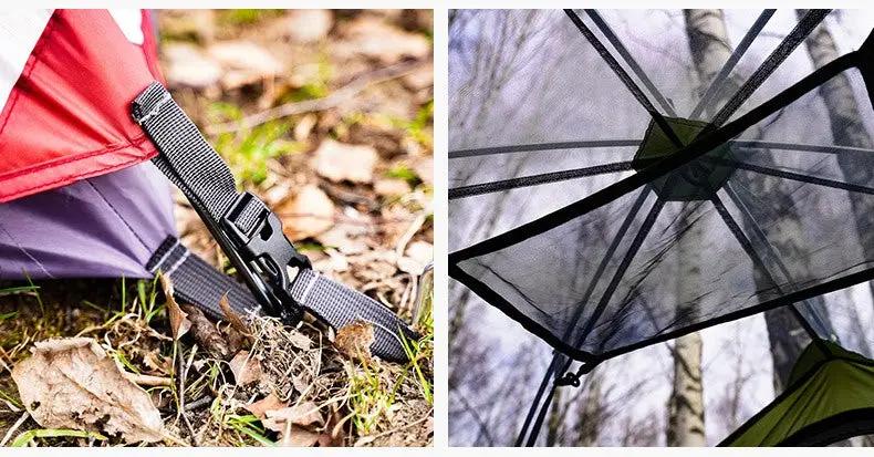 BlackDeer Double Layer Camping Tent - 2-3 Person Waterproof 3/4 Season Shelter with Aluminum Poles by Mead's Supply & Equipment Outfitters limited