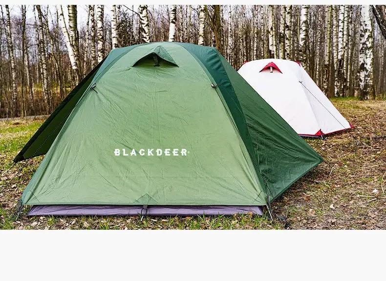 BlackDeer Double Layer Camping Tent - 2-3 Person Waterproof 3/4 Season Shelter with Aluminum Poles by Mead's Supply & Equipment Outfitters limited