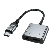 techplus 2-in-1 USB-C to 3.5mm Aux & USB-C Charging Adapter (UPA34) 2-in-1 USB-C to 3.5mm Aux & USB-C Charging Adapter (UPA34)
