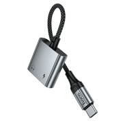 techplus 2-in-1 USB-C to 3.5mm Aux & USB-C Charging Adapter (UPA34) 2-in-1 USB-C to 3.5mm Aux & USB-C Charging Adapter (UPA34)