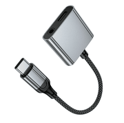 techplus 2-in-1 USB-C to 3.5mm Aux & USB-C Charging Adapter (UPA34) 2-in-1 USB-C to 3.5mm Aux & USB-C Charging Adapter (UPA34)