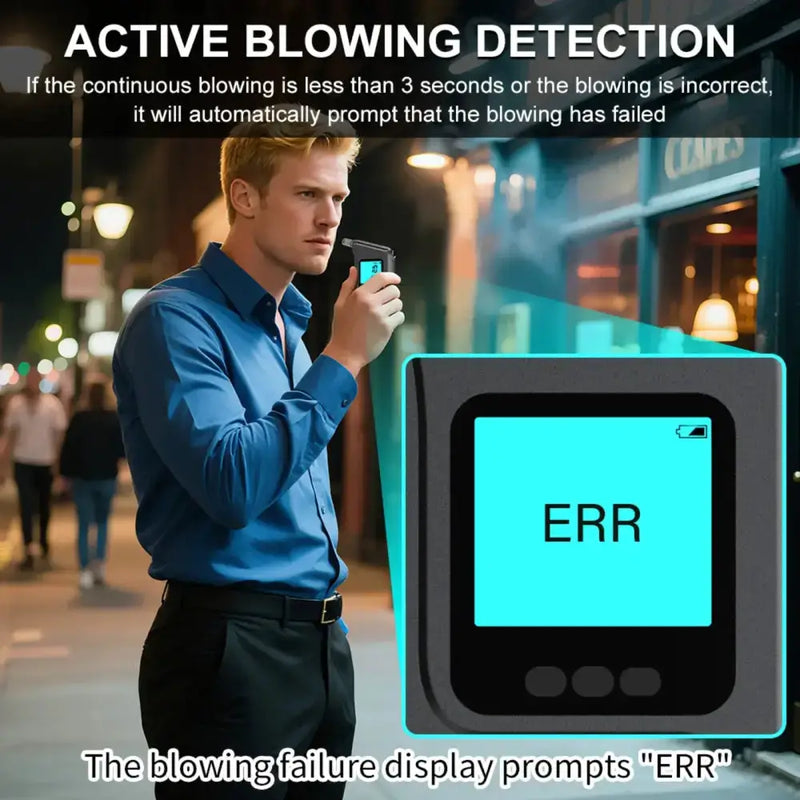 Upgraded Portable Alcohol Tester – High-Accuracy by Habicare